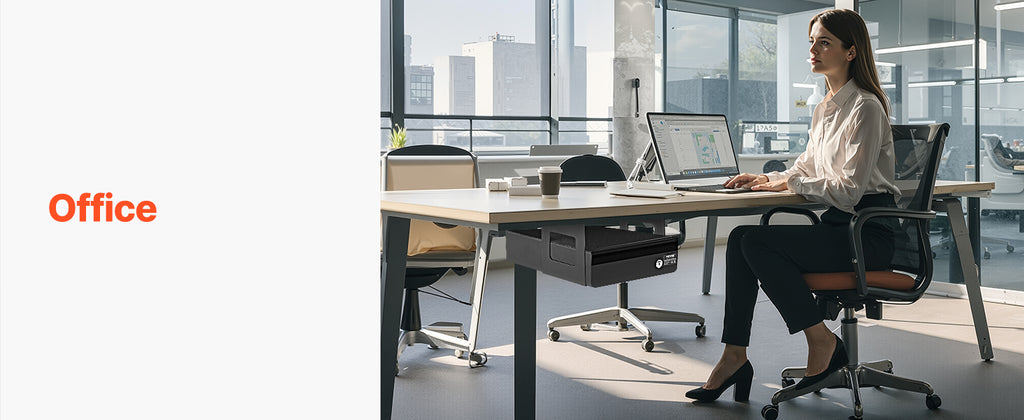 Single/Double Layers Under Desk Drawer 