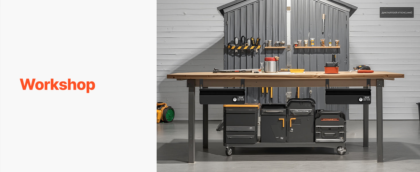 Single/Double Layers Under Desk Drawer 