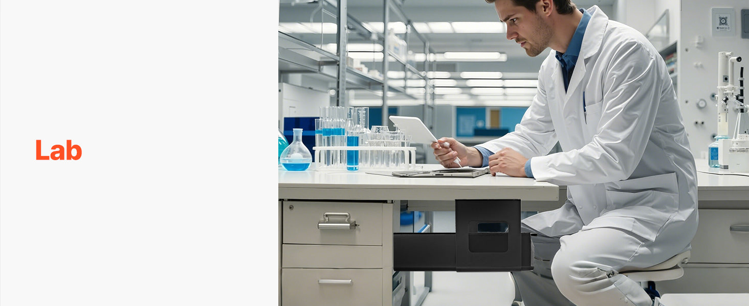 Single/Double Layers Under Desk Drawer 